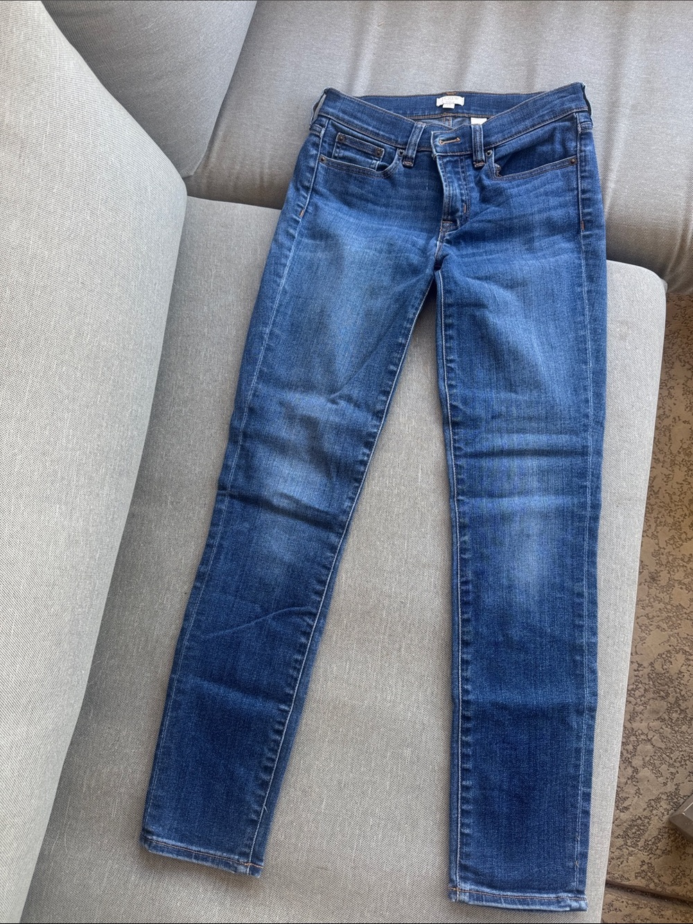 J. Crew Women’s Slim Straight Dark Blue Jeans